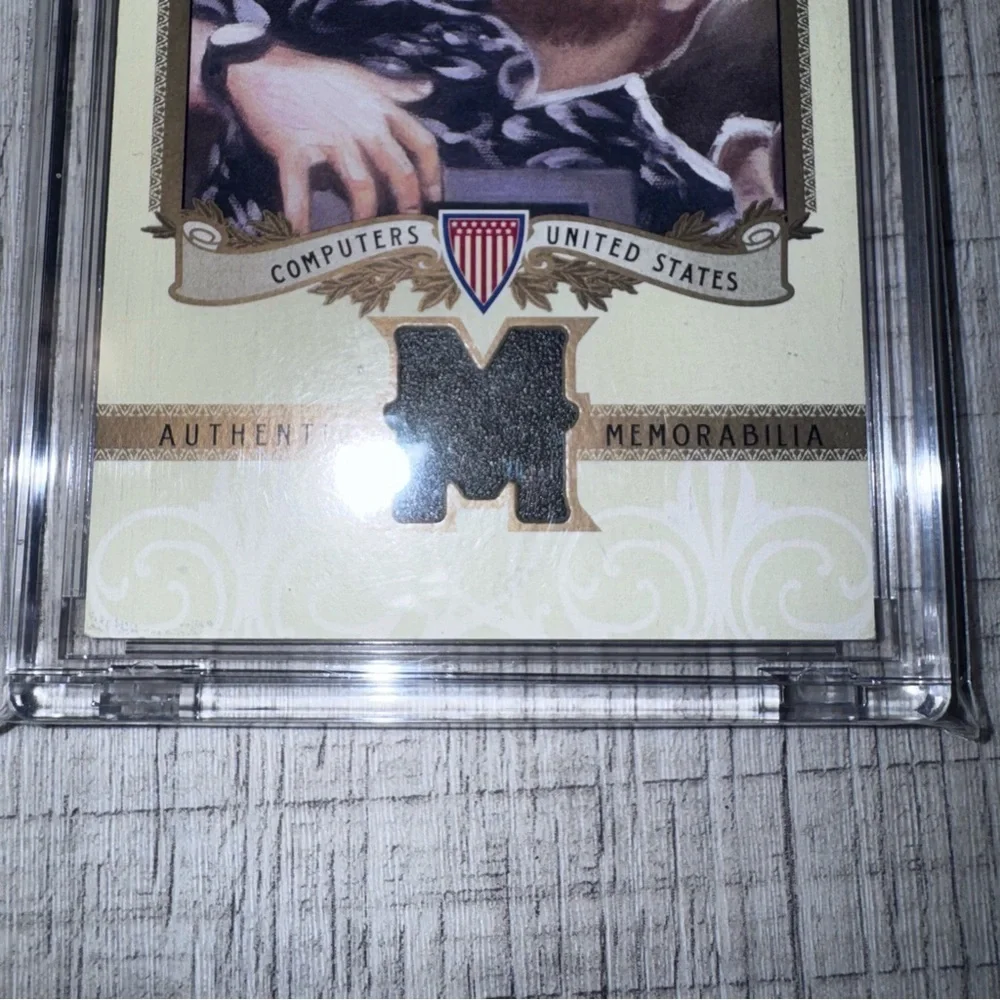 2012 Upper Deck Goodwin Champions Steve Wozniak Authentic Memorabilia DT63C